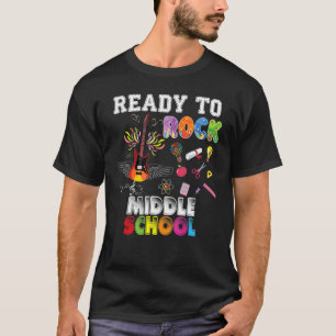Ready To Rock Middle Guitar Electric Teacher Stude T-Shirt