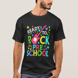 Ready to Rock Preschool Back to School Teacher Kid T-Shirt