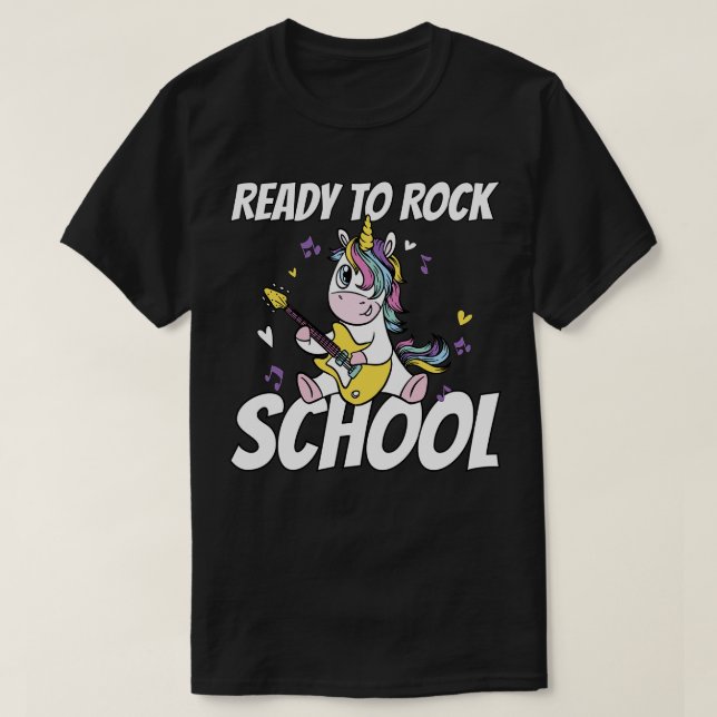 Ready To Rock School 1 T-Shirt (Design Front)