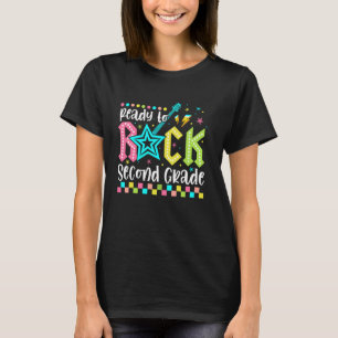 Ready To Rock Second Grade Back To School 2nd Grad T-Shirt
