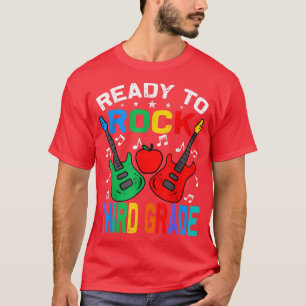 Ready To Rock Third Grade Back To School Guitar T-Shirt