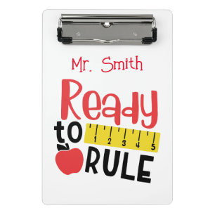 Ready To Rule Ruler And Apple Mini Clipboard