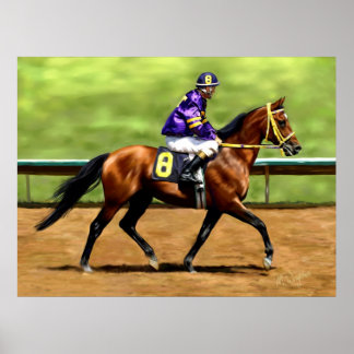 Ready to Run - Horse Painting Poster