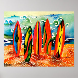 Ready to Surf Poster