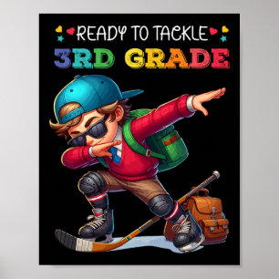 Ready To Tackle 3rd Grade First Day Of School Ice Poster
