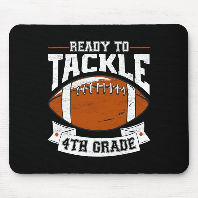 Ready To Tackle Fourth Grade Back To School 4th Gr Mouse Pad (Front)