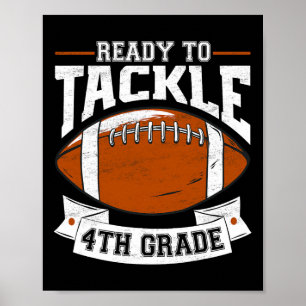 Ready To Tackle Fourth Grade Back To School 4th Gr Poster