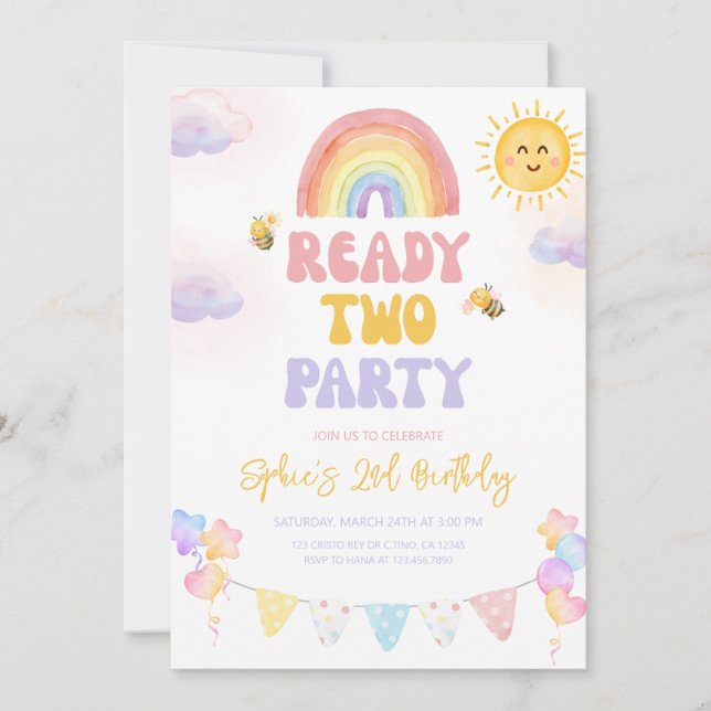 Ready Two Party Invitation (Front)