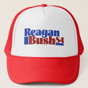 Reagan Bush 84` Trucker Hat