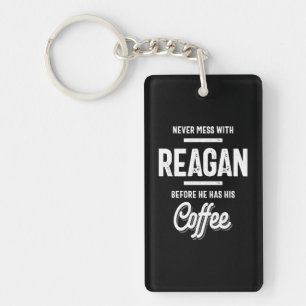 Reagan Name Funny Key Ring
