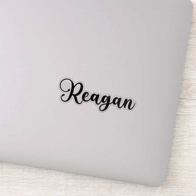 Reagan Name - Handwritten Calligraphy (Detail)