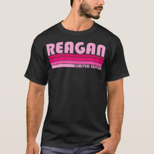 REAGAN Name Personalised Retro Vintage 80s 90s Bir T-Shirt