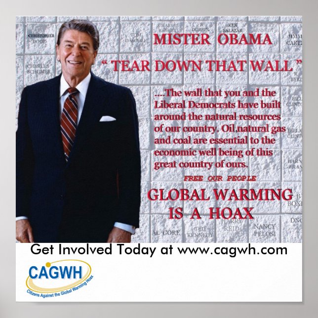 Reagan Poster. Poster (Front)