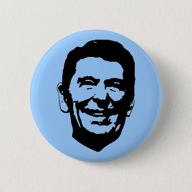 reaganhead 6 cm round badge (Front)