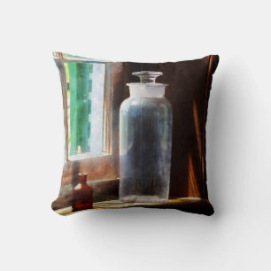 Reagent Bottle and Small Brown Bottle Cushion