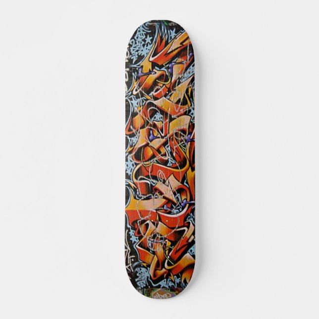 Real Abstract Graffiti Art Skate Board Decks (Front)
