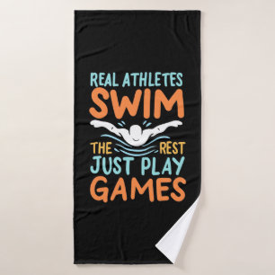 Real Athletes Swim Bath Towel