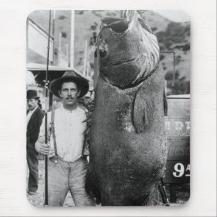 Real Big Fish, early 1900s Mouse Pad