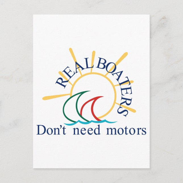 Real Boaters Postcard (Front)