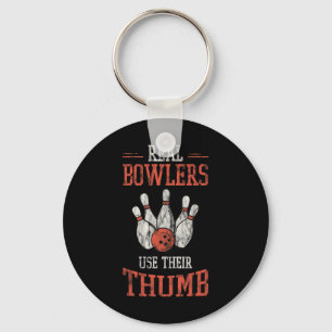 Real Bowlers Use Their Thumb Bowling Technique  Key Ring