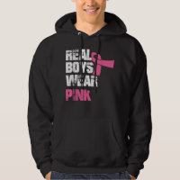 Real boys wear pink breast cancer Awareness pink r