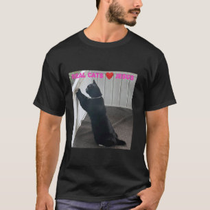 Real Cats Love Jesus T-Shirt