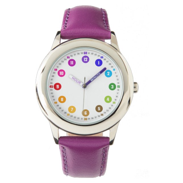 Real Children's Learning Clock - EasyRead Watch (Front)