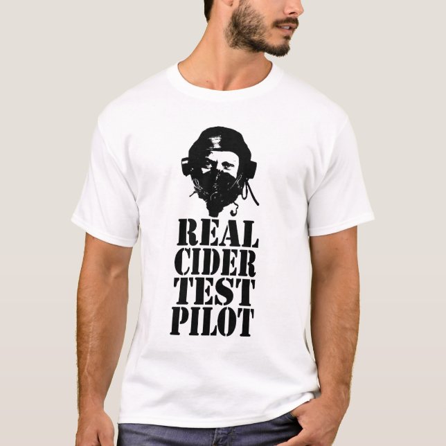 Real Cider Test Pilot - No. 3 T-Shirt (Front)