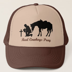 Real Cowboys Pray Trucker Hat