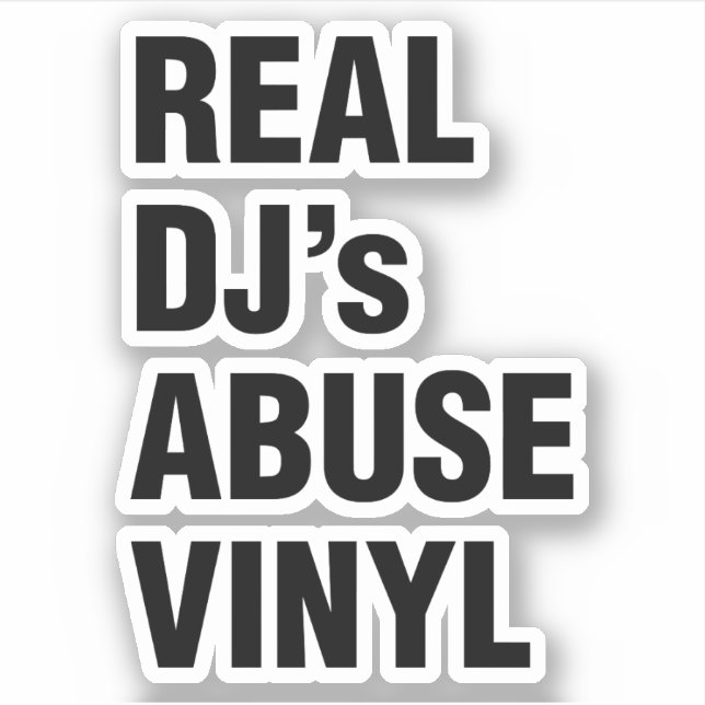 REAL DJ's ABUSE VINYL (Front)