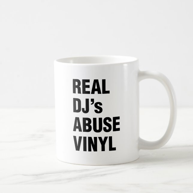 REAL DJ's ABUSE VINYL Coffee Mug (Right)
