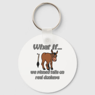real donkeys key ring