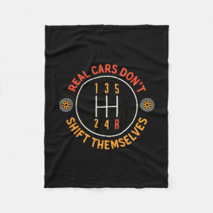 Real Don't Shift Themselves 5-speed Transmission F Fleece Blanket
