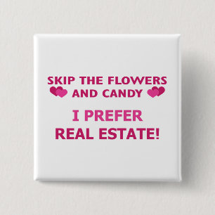 Real-Estate 15 Cm Square Badge