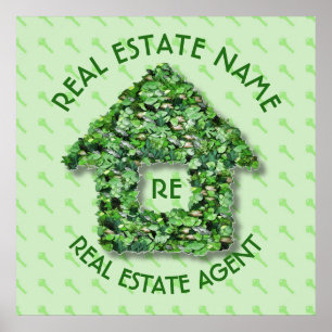 Real Estate Agency And Business Name Poster