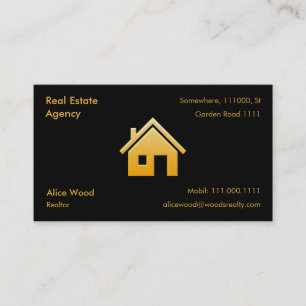Real Estate Agency Business Card