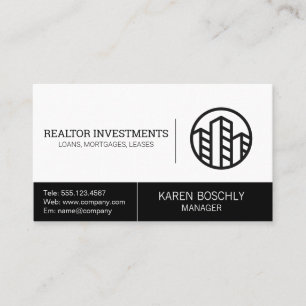 Real Estate Agency Property Management Business Card