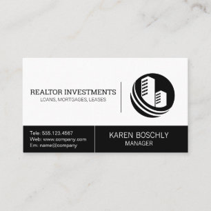 Real Estate Agency Property Management Business Card