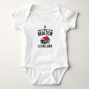 Real Estate Agent Baby Bodysuit