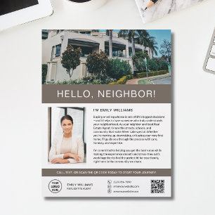 Real Estate Agent Broker Marketing Flyer