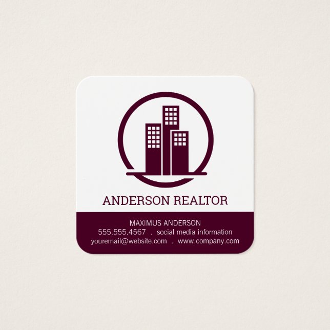 Real Estate Agent | Building Icon (Front)