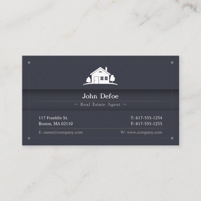 Real Estate Agent Business Card (Front)