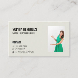 Real Estate Agent Business Card