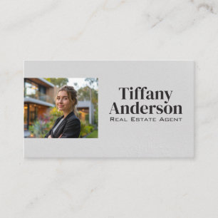 Real Estate Agent Business Woman Business Card