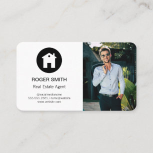 Real Estate Agent   Classic Business Card