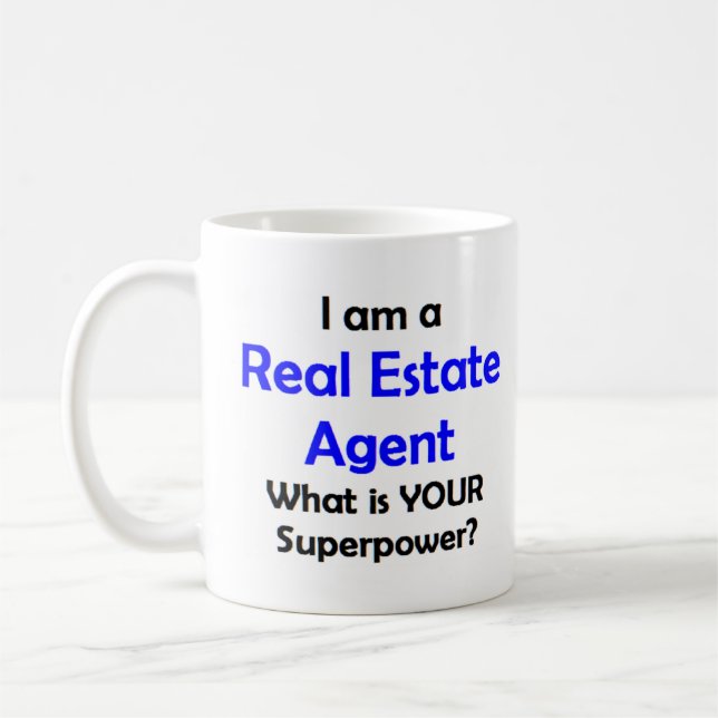 real estate agent coffee mug (Left)
