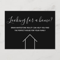 Real Estate Agent Company Marketing Modern Black