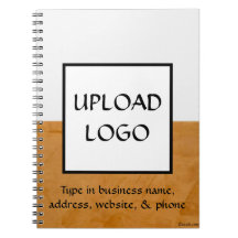 Real Estate Agent Custom Logo Notebook