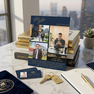 Real Estate Agent Custom Logo Property Branding Flyer