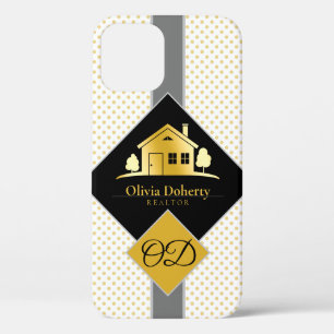 Real Estate Agent   Exlusive Golden Home iPhone 12 Case